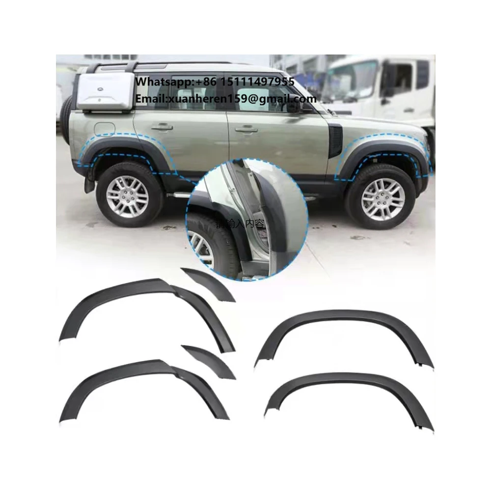 

Body Kit With Arches Fenders Rear Splitter Wheel Arches for Body Kit Land Rover Defender 90 110