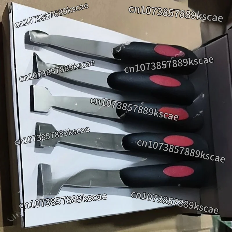 Manual Windshield Urethane Scraper Tool Kit Glass Bottom Glue Repairing Knife Set with 3pcs Blades with Soft Rubber