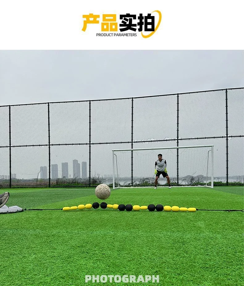 Fußball-Torwartentraining, Artefakte, Rückprallkette, empfindliche Reaktion, Punkttraining, Fußball-Trainingsgeräte
