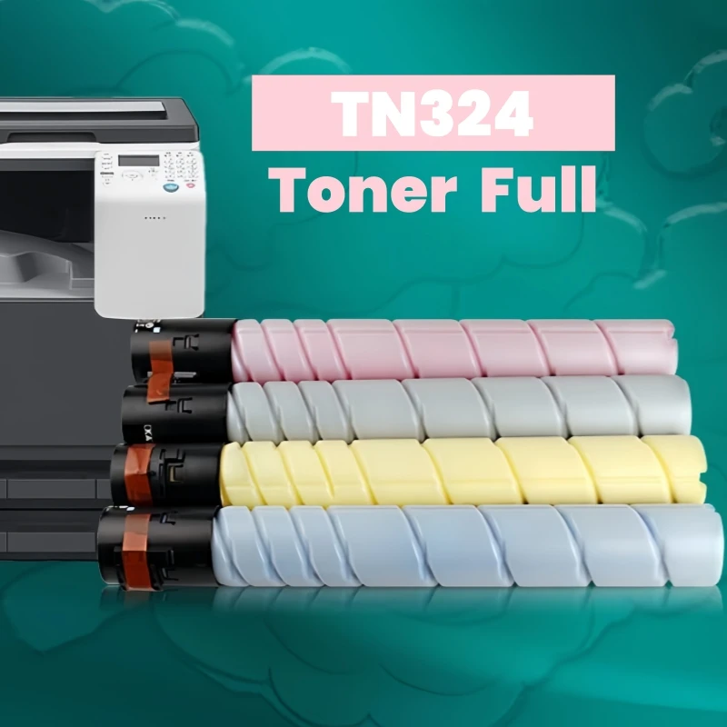 코니카 미놀타 TN324 토너 카트리지와 호환 가능, C454E, C554E, C258, C308, C368, TN512용