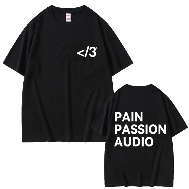 

Rapper Destroy Lonely Pain Passion Audio Graphic T-shirt Men Women Hip Hop Fashion Pop Music T-shirts Men's Oversized T Shirts