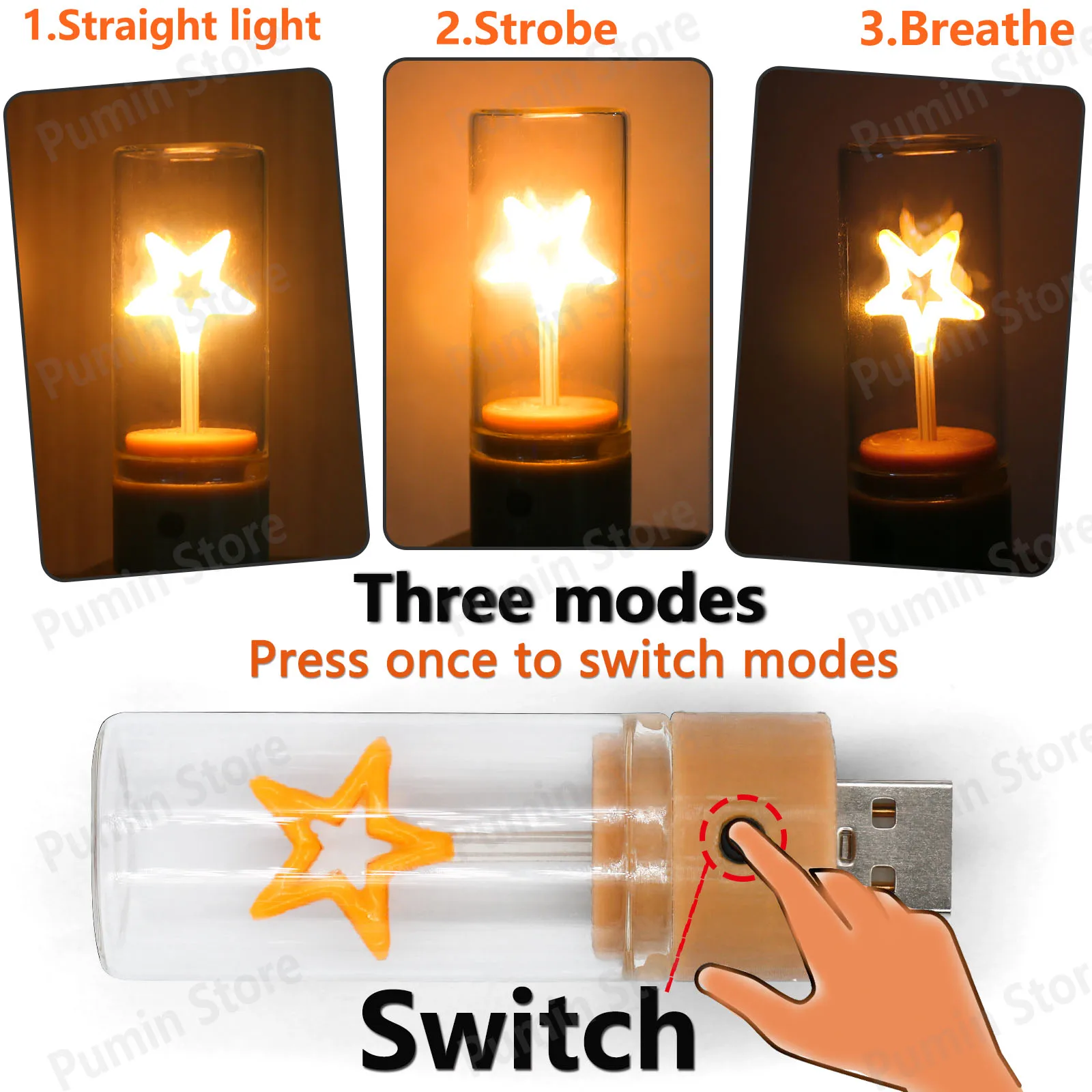 LED 5 فولت مصباح LED صغير أضواء عيد الميلاد مصابيح إضاءة للجو ضوء دافئ شجرة نجوم ضوء دافئ ضوء الليل زينة السنة الجديدة #2