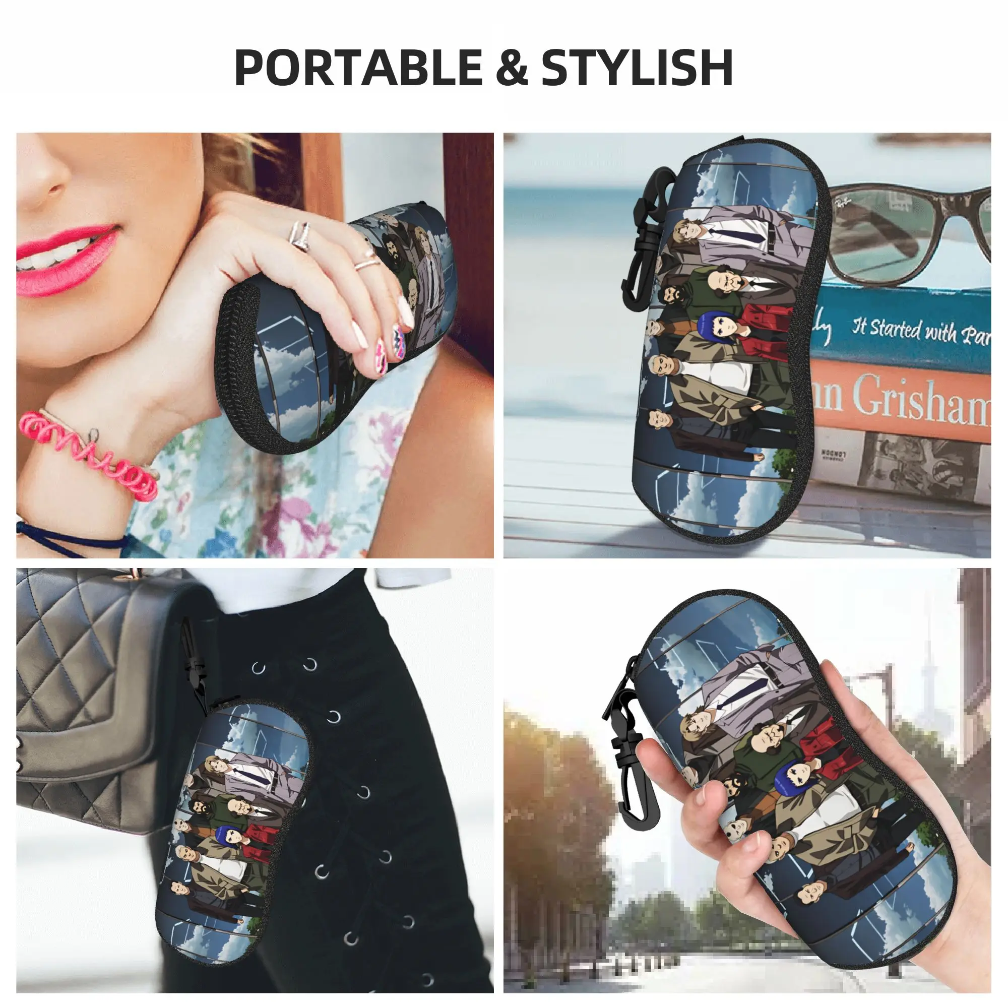 Motoko Kusanagi Ghost In The Shell  Shell Eyeglasses Case Men Women Cute Daisuke Aramaki  Glasses Case Sunglasses Box Pouch - view 6