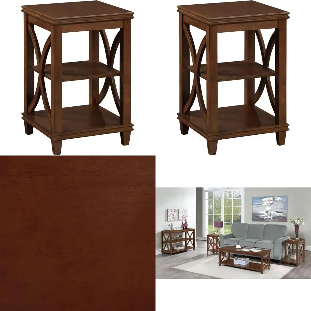 

Espresso-Toned Florence Side Table