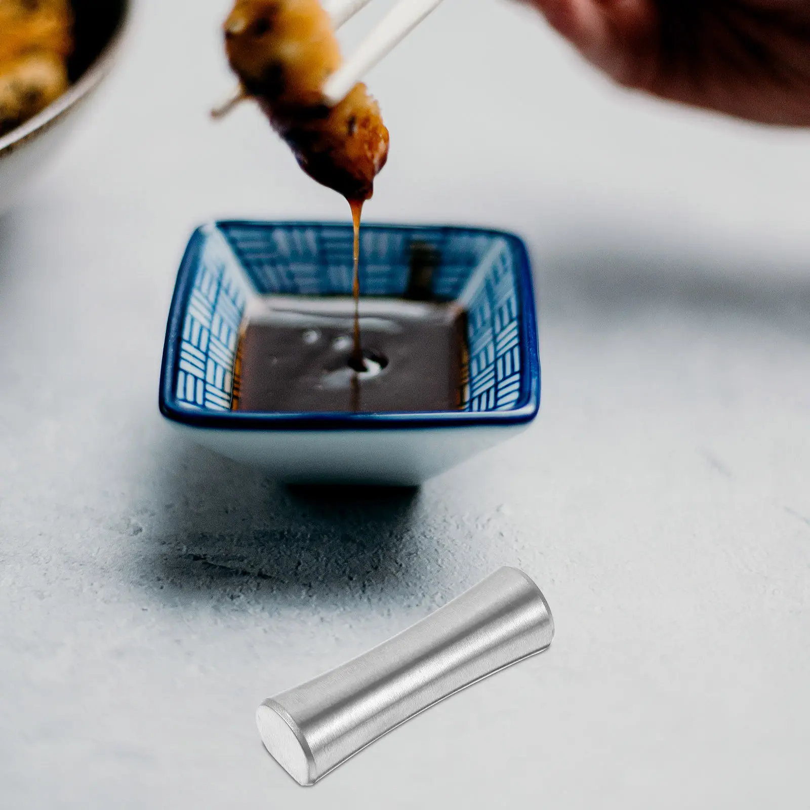 

Metal Chopstick Rest Stand Stainless Steel Spoon Fork Holder Cutlery Rest for Dining Table Kitchen Decor Home Supplies