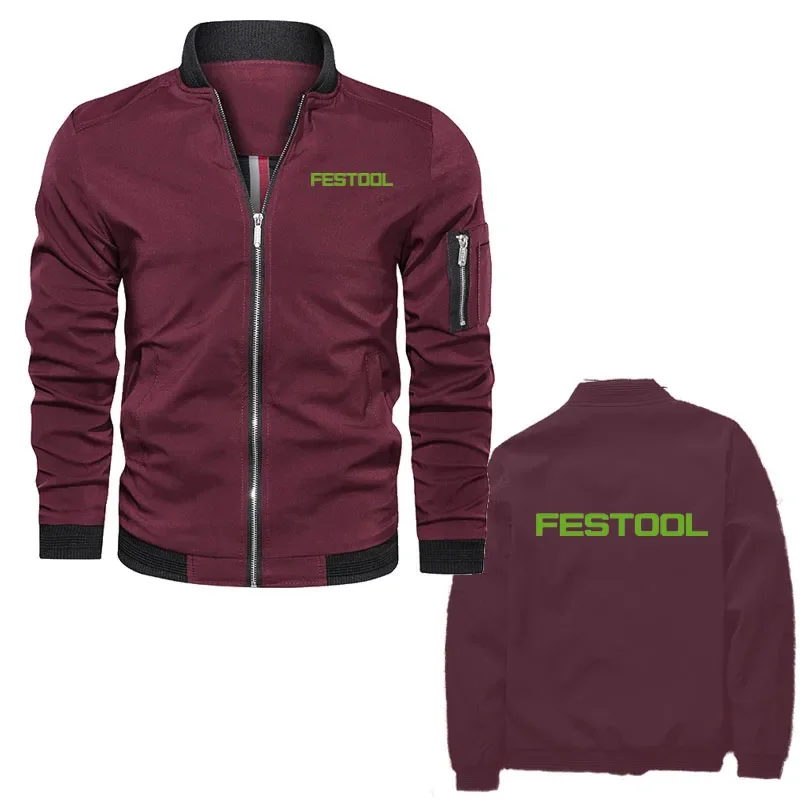 Festool Tools Windproof Waterdicht Jack In Militaire Stijl Lente Herfst Heren Jas Windjack Heren Grote Maat Baseball Jack