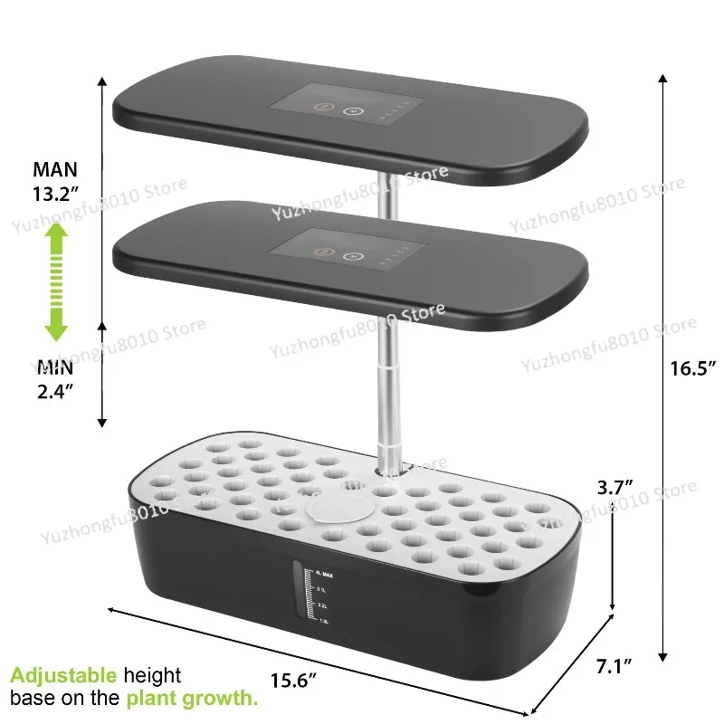 52-hole LED Plant Grow Light Intelligent Hydroponic Soilless Cultivation Indoor Plant Growing Machine