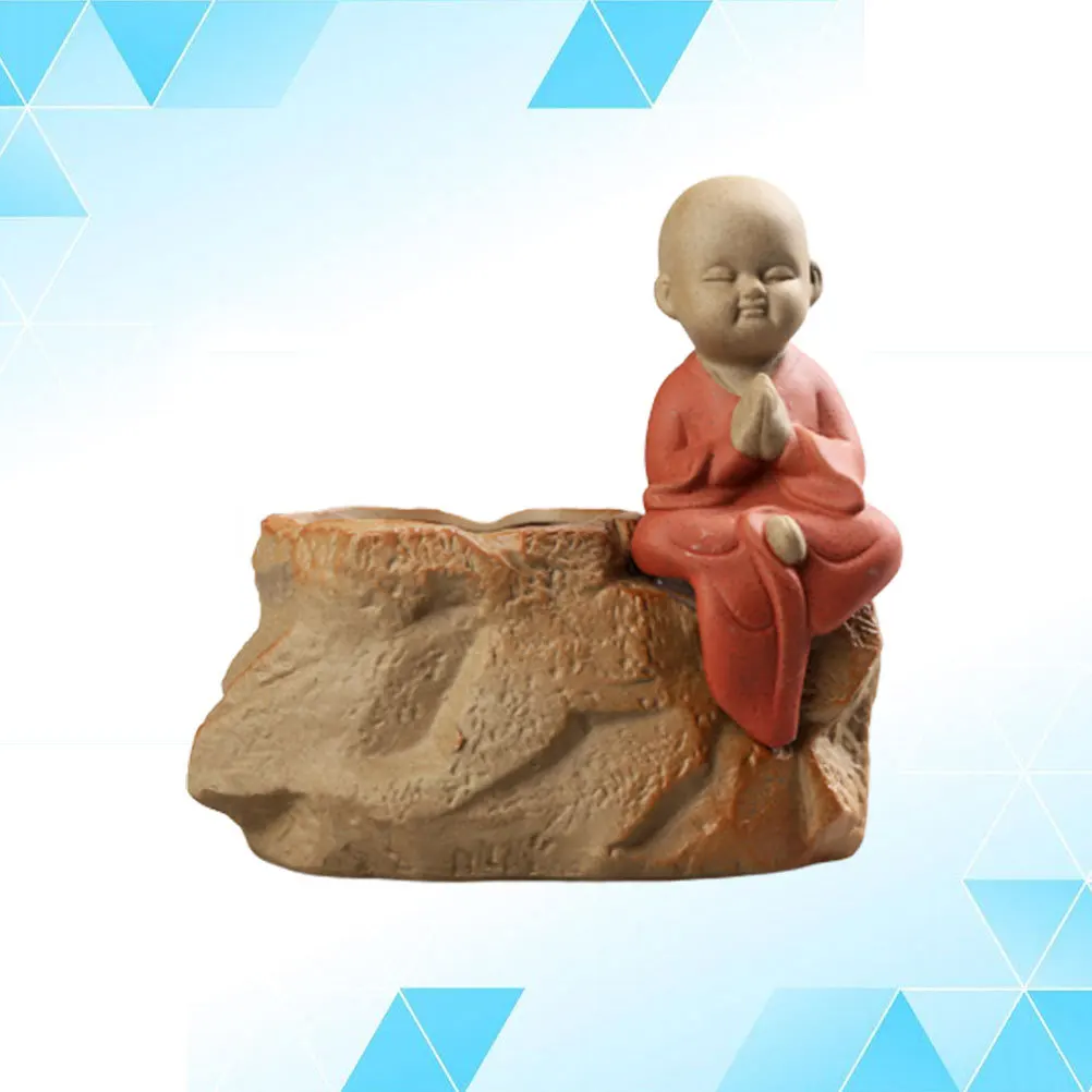 

1Pcs Ceramic Flower Pot for Succulents Cactus Mini Plants Creative Planter Bowl Home Garden Decor Red Flower Pot