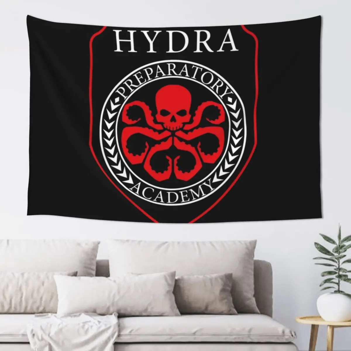 

HYDRA Preparatory Academy Tapestry Hanging Wall Room Ornaments Decorative Wall Decoration For Rooms Tapestry