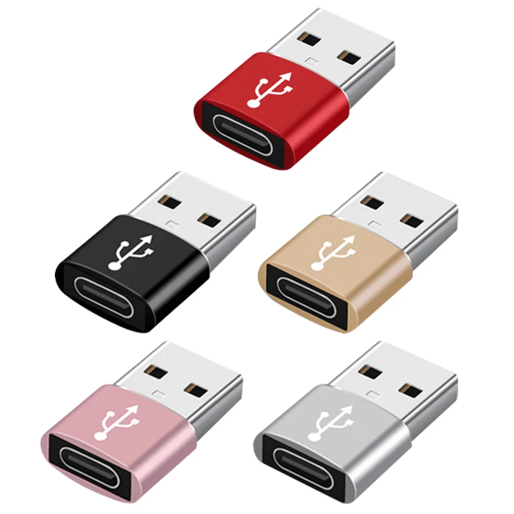 

5 PCS Adapter Sturdy USB OTG Cell Phone Trustworthy Cable Aluminum Alloy to 30 Converter Type