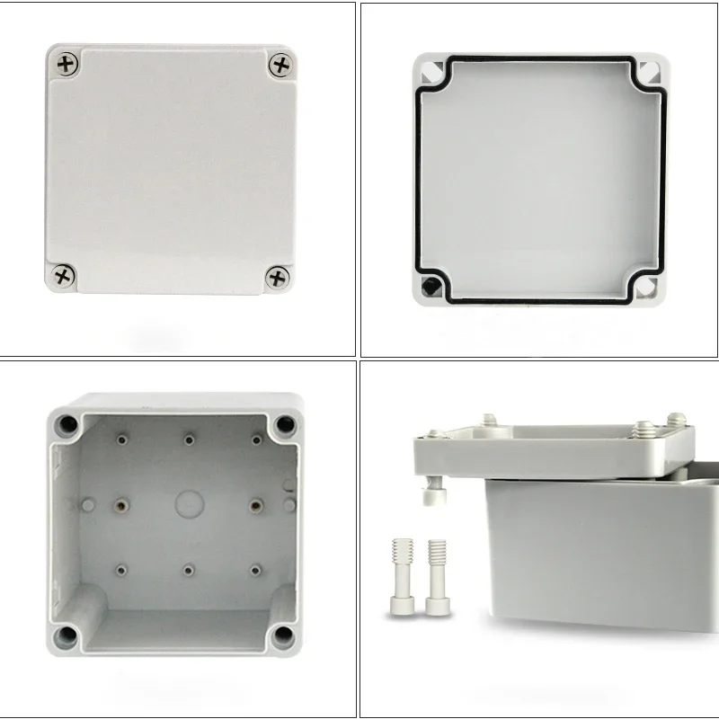 Outdoor Waterproof Junction Box Monitoring Terminal Box ABS Plastic Outdoor Power Supply Sealing Box