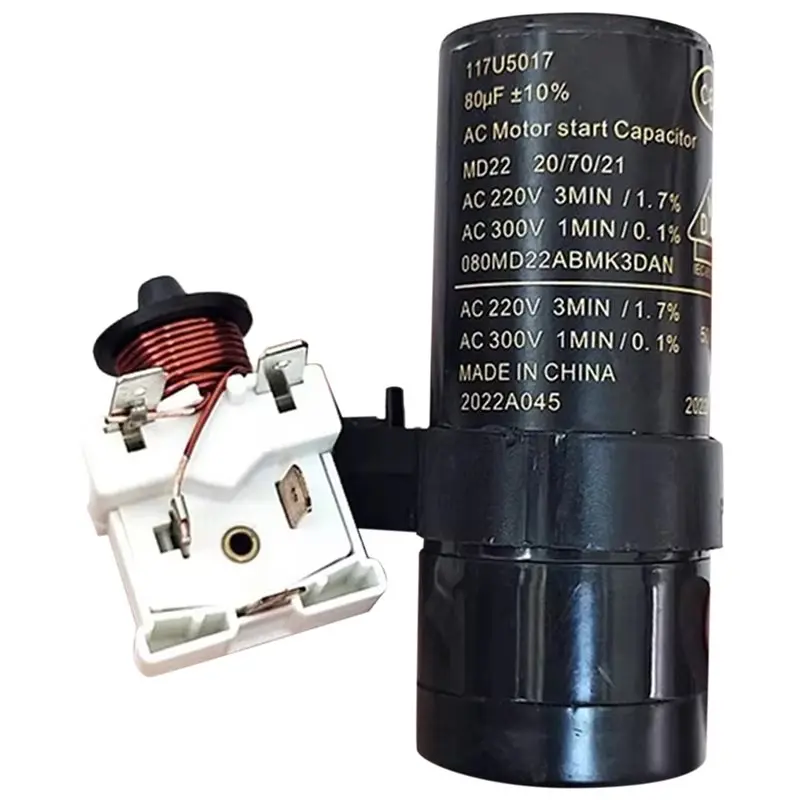 

Конденсатор-пускатель M02K для компрессоров Danfoss SC15, SC21, SC18G (холодильники, морозильники), усиленный, 117U6019, 5017, аналог