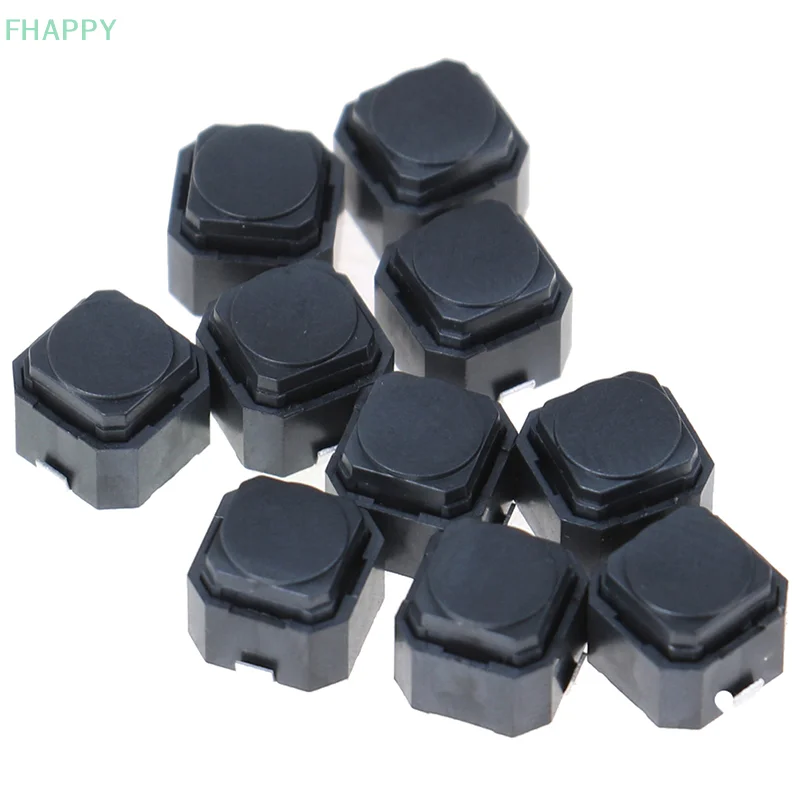 Interruptor táctil de silicona, 10 piezas, 6x6x5mm