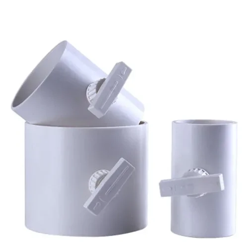 Válvula de aire ABS, válvula de retención reguladora, tubo de PVC, válvula de tubo de aire reguladora de volumen de aire, interruptor redondo manual