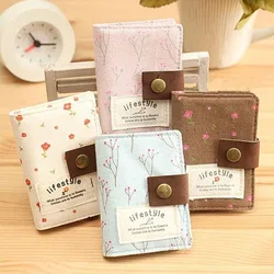 Women Business Card Wallet 20 Slots Credit Card Holder Id Bank Card Holder Purse For Cards Canvas Women Cardholders Bag