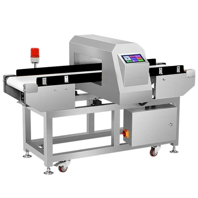 910k Touch screen custom tunnel size auto setting tunnel metal detector machine for food industry