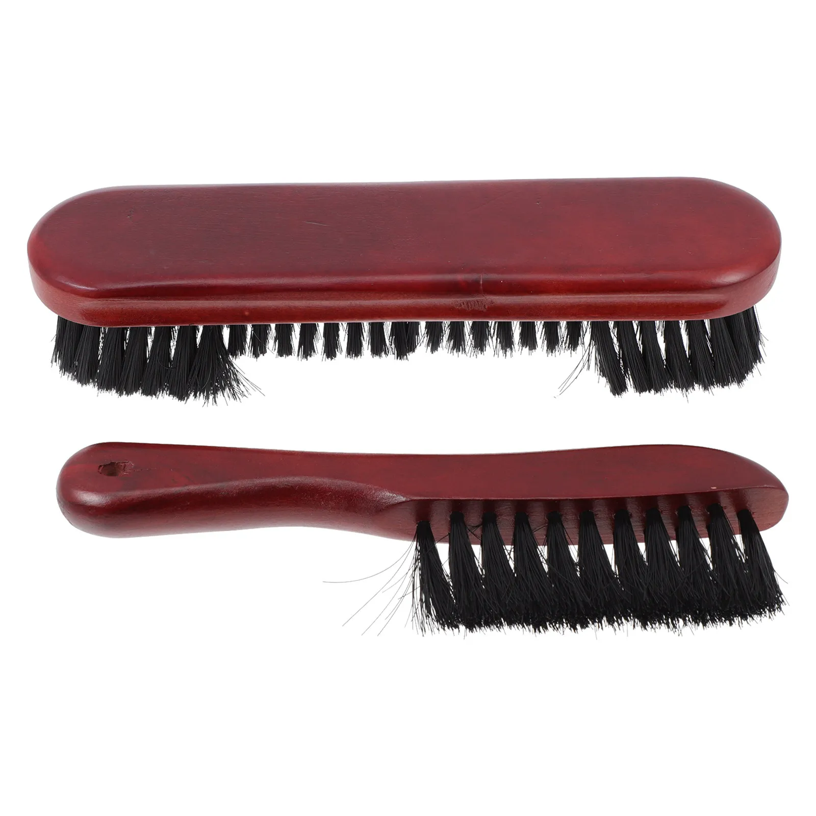 

2Pcs Cleaning Brush Set Billiard Table Brush Wooden Handle Pool Table Sweeper Billiard Cloth Cleaner Horseshoe Shape