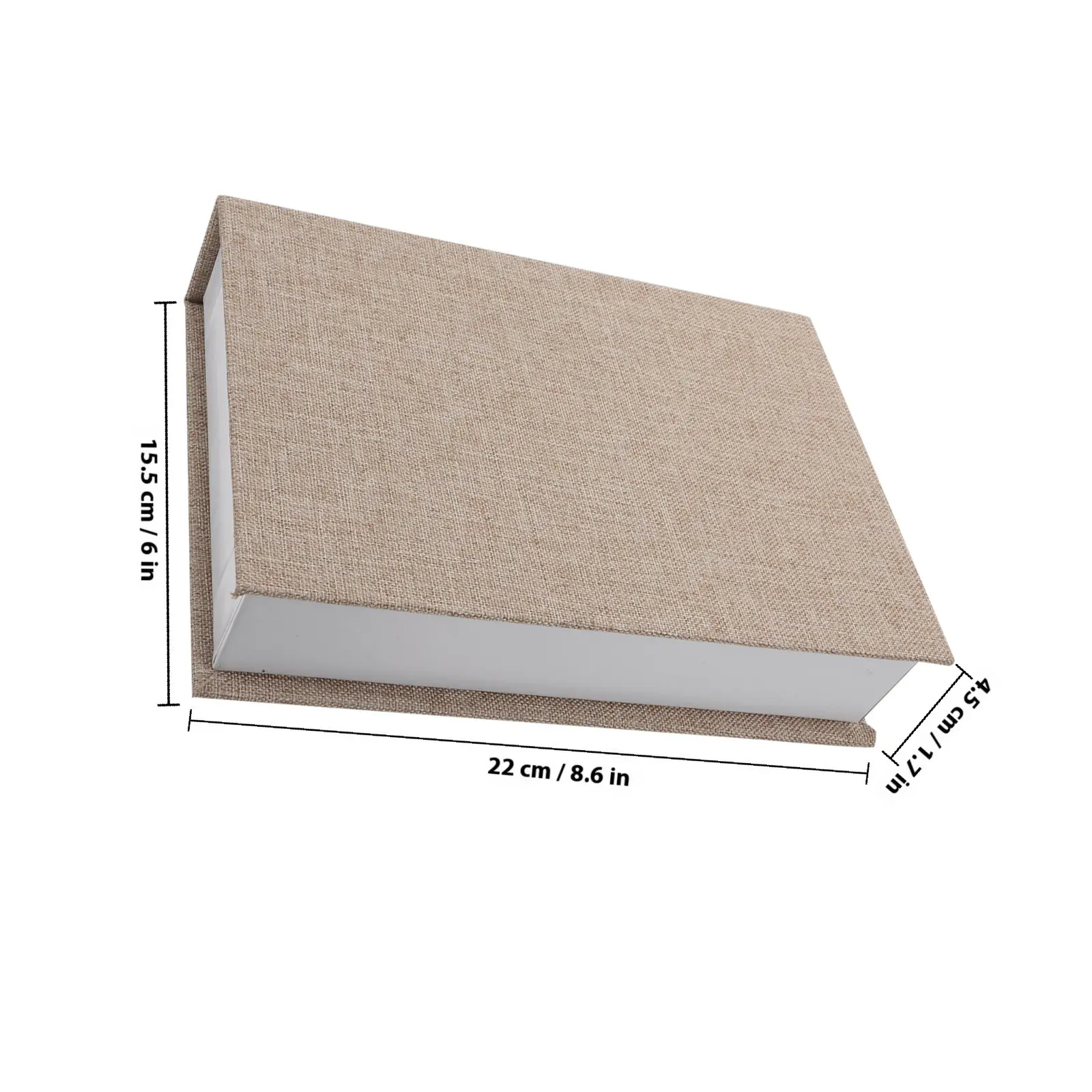 3Pcs Faux Linen Decorative Books Modern Home Decor Stacked Book Coffee Table Shelf Accents Fake Books for Office Library