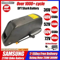 48V 72V  ebike cham-rider Hailong Battery 3000w 30ah 40 50 60ah Electric Bicycle 36v 52V Bafang 60V 2000w 21700 Lithium Batterie