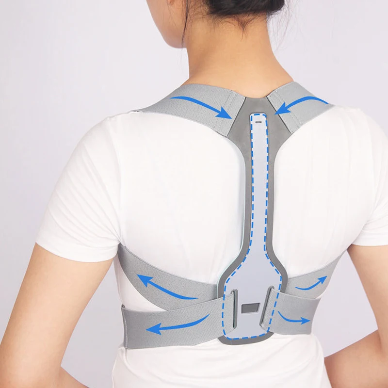 Healthy Body Magnetic Invisible Humpback Spine Posture Corrector Shoulder Back Support Brace Orthopedic Girdle Strap Belt Bands