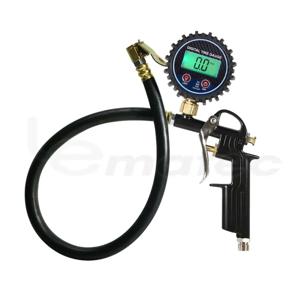 

Tire Pressure Gauge Automatic Digital Tyre Air Inflator Gun Repair Tool