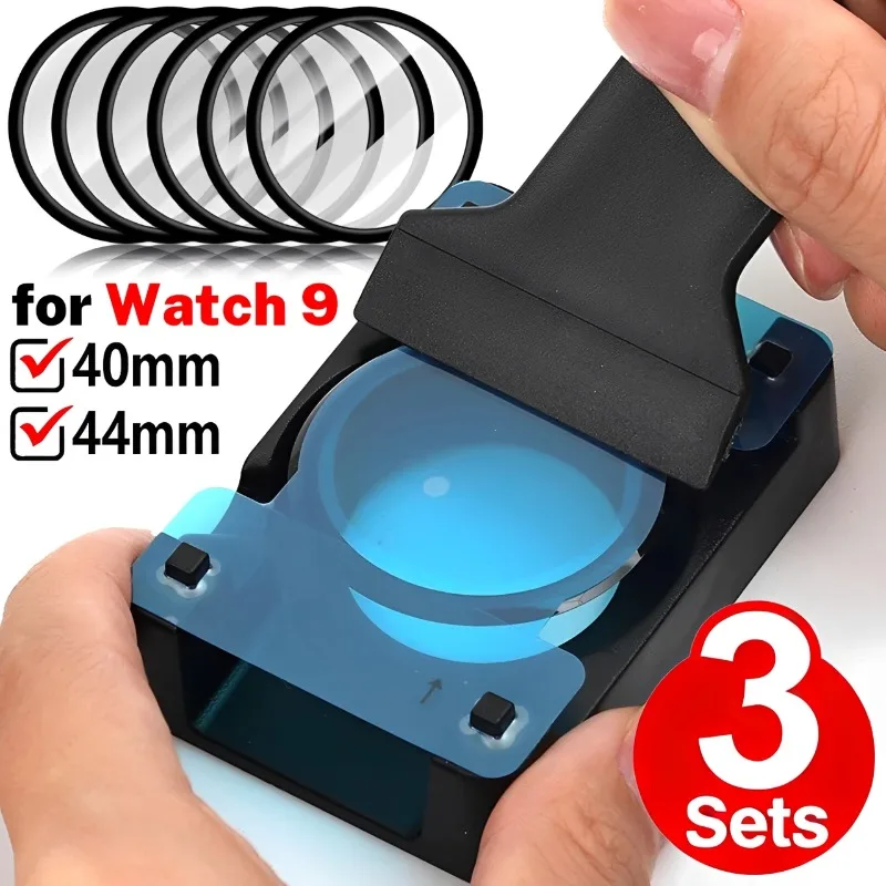 1-3Sets Easy To Install Screen Protectors Watch Soft Films for Samsung Watch 9 40/44MM Full Cover Anti Scratch Protection Films