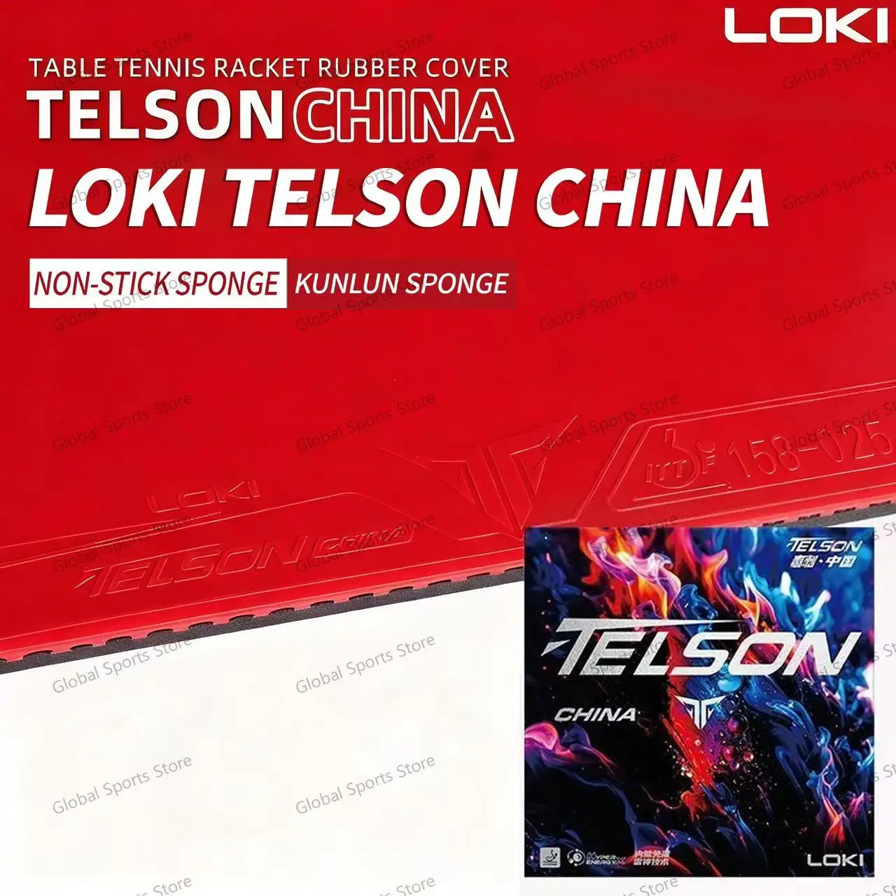 LOKI ستينغر تنس الطاولة المطاط ستينغر الصين/الألمانية مبتذل البثور كعكة مقلوب الإسفنج بينغ بونغ المطاط هجوم سريع الخلفية