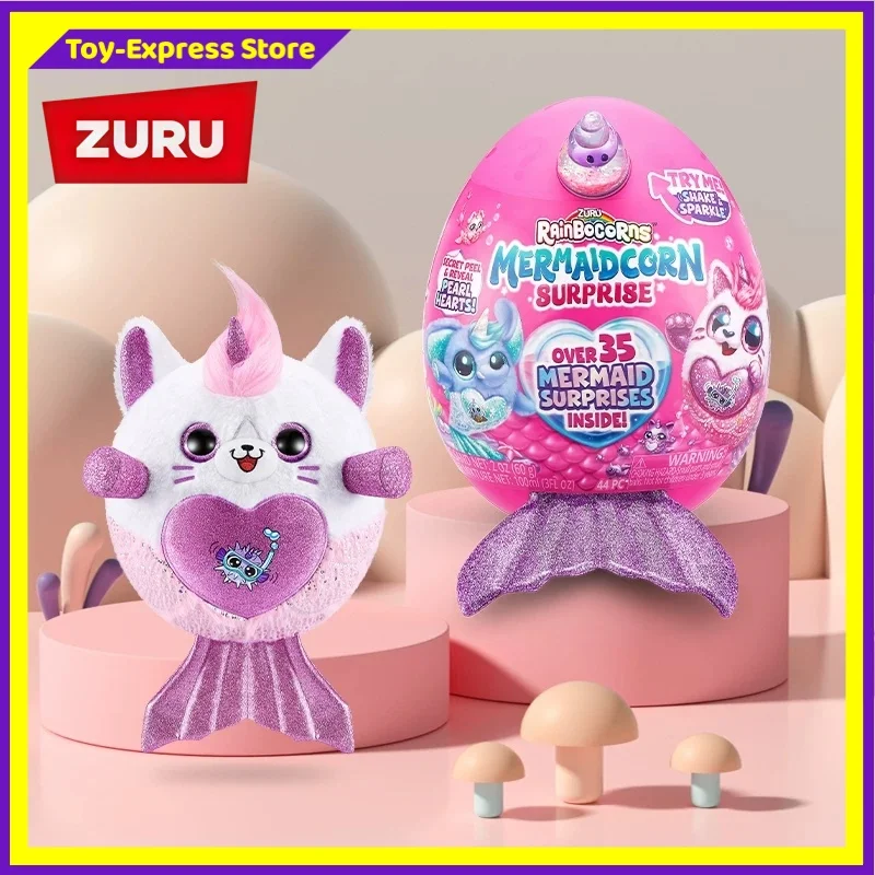 

ZURU Rainbocorns Mermaidcorn Surprise: Игрушки-сюрпризы в закрытых коробках, коллекционные фигурки, игрушки для детей и мальчиков, таинственная коробка, подарок на день рождения