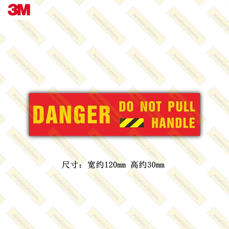 

Danger sign Aviation Vinyl waterproof Stickers for Funny Luggage Car Cartoon Stickers Art Cute Laptop Stickers