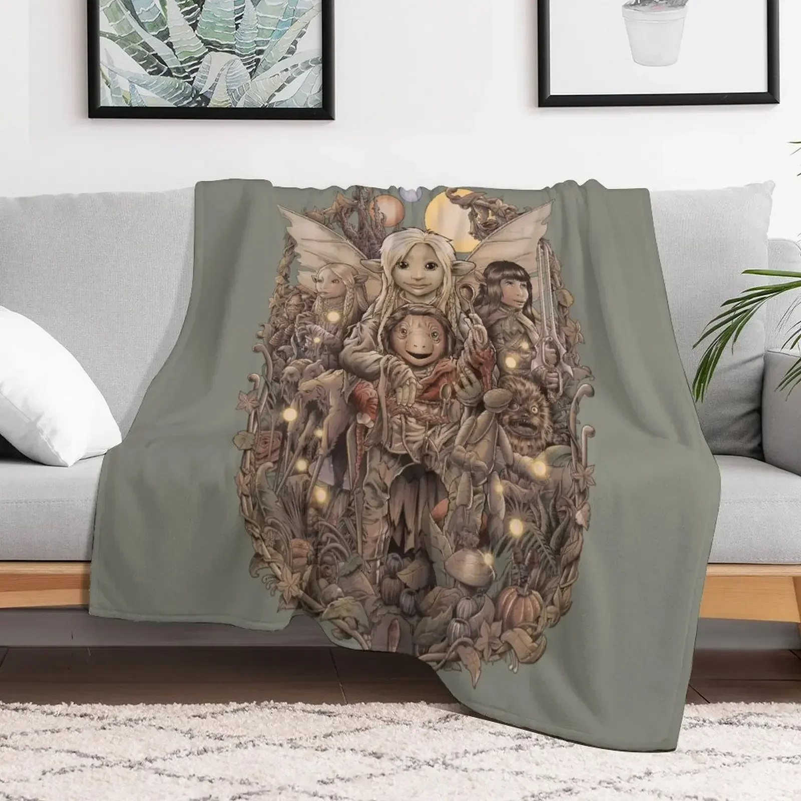 Return to Thra Throw Blanket Comforter Camping Bed Fashionable anime Blankets