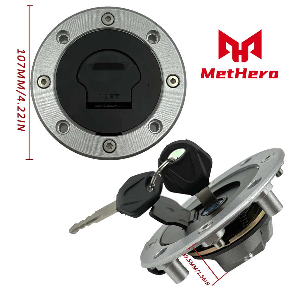 

Motorcycle Locking Fuel Gas Tank Cap Cover Set Fit Suzuki VX800 GSX750 GSX600 GSX1200 GSX1400 RGV125 RF400 SV650 GS500 DR800