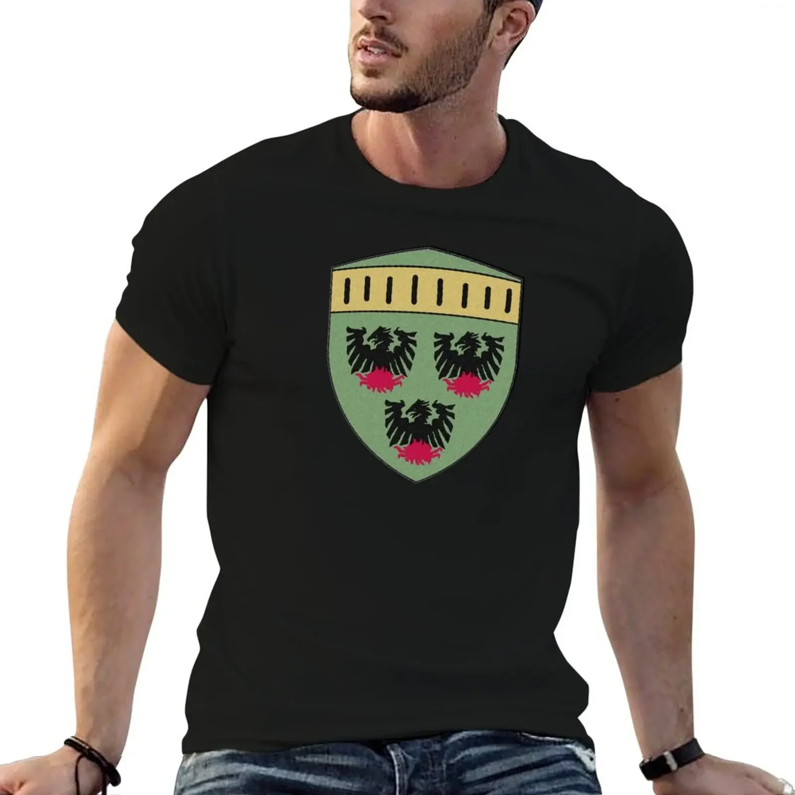 A Knight's Tale - Ulrich von Lichtenstein Coat of Arms T-Shirt oversizeds oversized Men's clothing