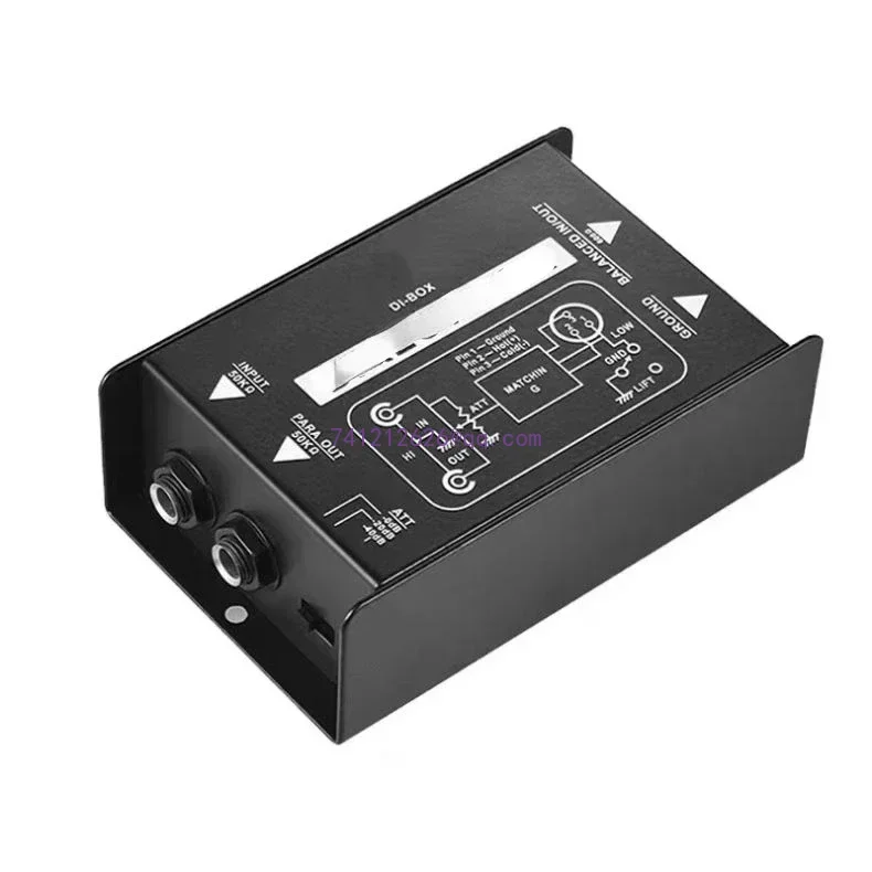 

Audio Converter Single Channel DI Box Passive Direct Injection Audio Box one channel