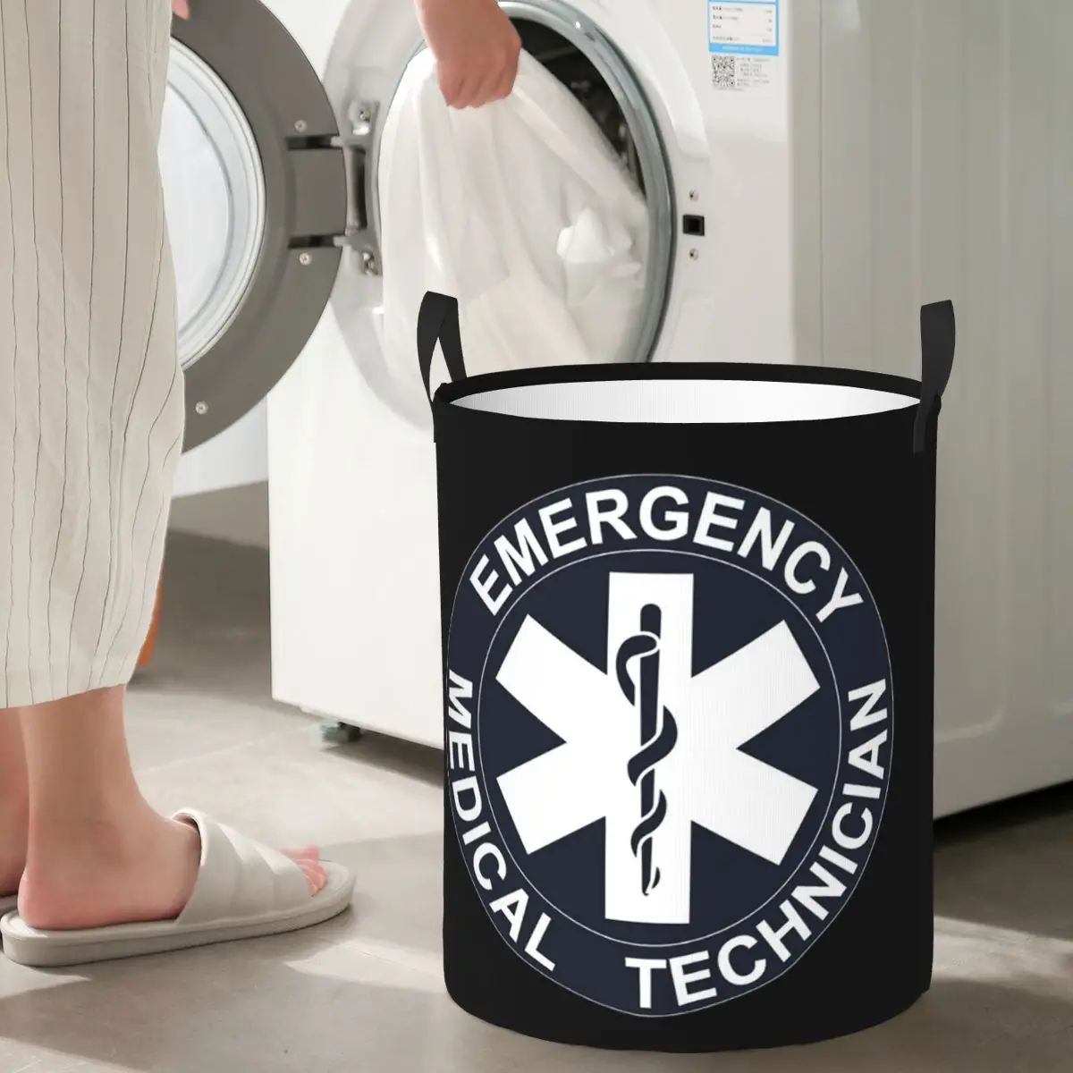 

Emt Star Of Life аварийные медицинские складные корзины для белья грязная одежда корзина для хранения мелочей домашний органайзер коробка