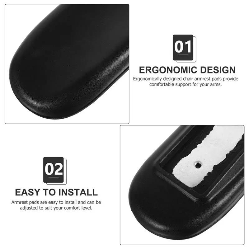 L68A 4X Office Chair Armrests Gaming Wheelchair Handle Replacement Accessories Pads Throws For Armchairs view 5