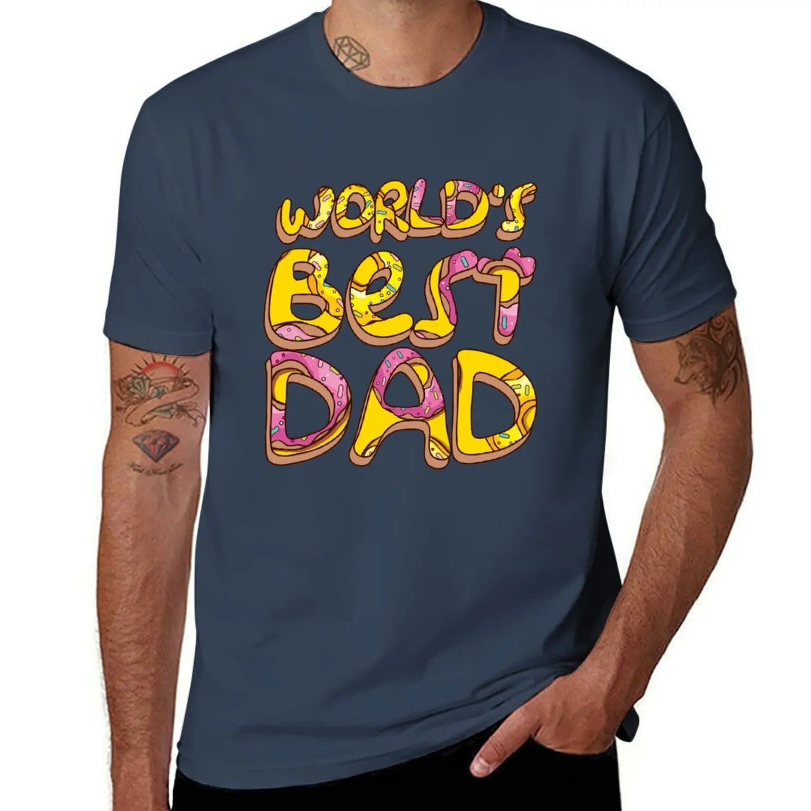 

World's Best Dad T-Shirt man t shirt designer t shirts for man graphic tees T-Shirt