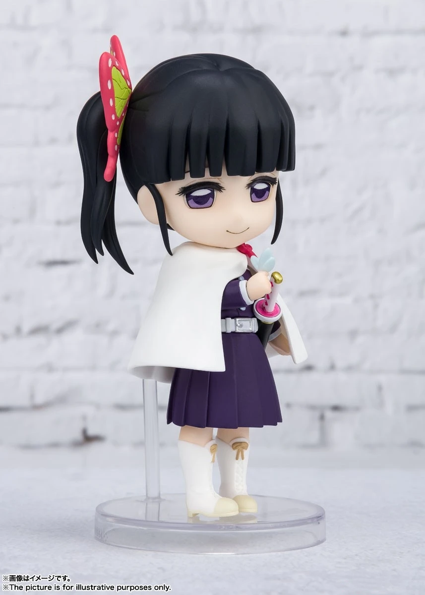 BANDAI Demon Slayer Action Figures Model Tsuyuri Kanao Q-version Active Joint Figures Figuarts Mini Series Doll Toys Original