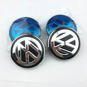 Araba Styling Tekerlek jant kapağı göbek kapağı Rozeti Aksesuarları VW Volkswagen Golf için 3B7601171 5G0601171 56mm 65mm 66mm 4 parçalı set Tekerlekli araba için en iyi 10 satış kapağı - №2