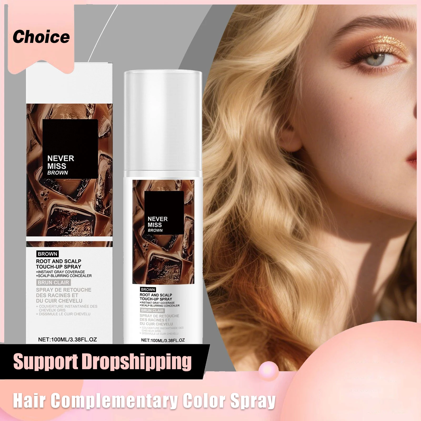 Hair Color Spray Temporary Ins - Hair Care Herbal Products ulasan dan harga