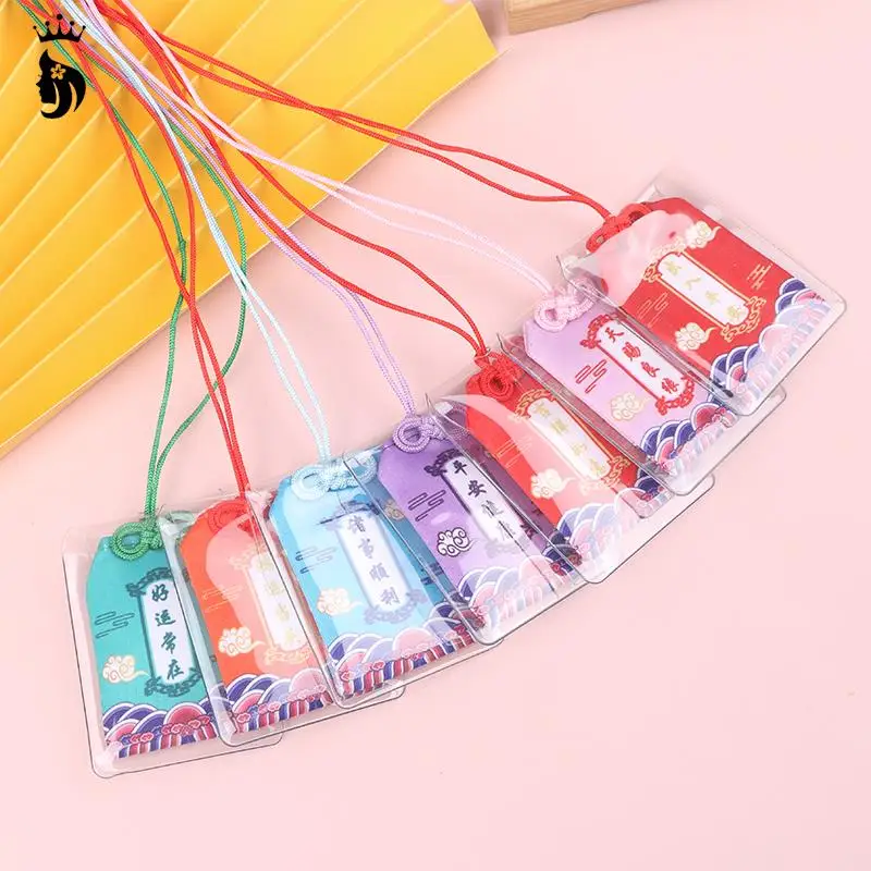 1 Pc Omamori Charm for Good Luck Japan Traditional Amulet Talisman Churinga Periapt Keychain Women Car Bag Pendent