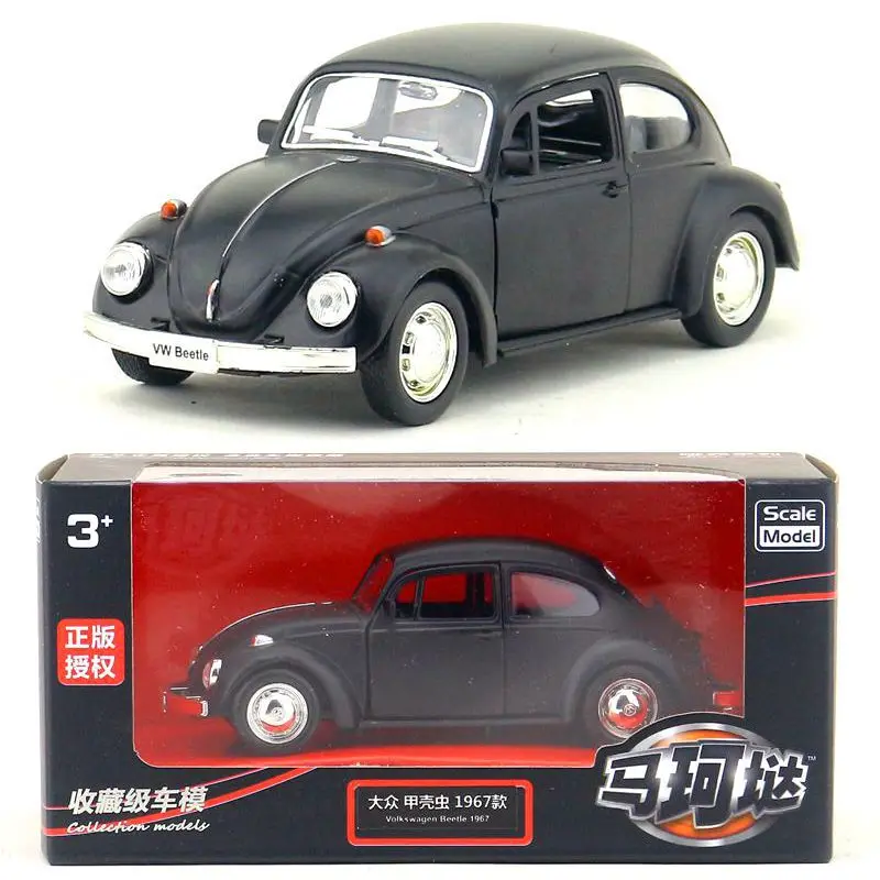 Modelo de coche VOLKSWAGEN Beetle F346 para niños, de aleación juguete fundido a presión, clásico, escala 1:36, 1967