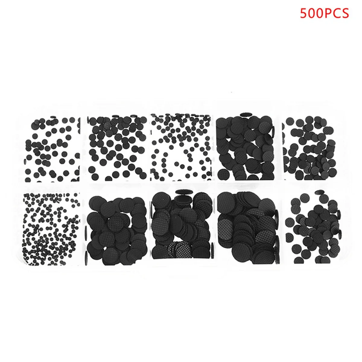 500 pz/scatola 1.5-8mm diverse dimensioni cuscinetti in gomma conduttiva Kit di riparazione tastiera per telecomando IR gomma conduttiva