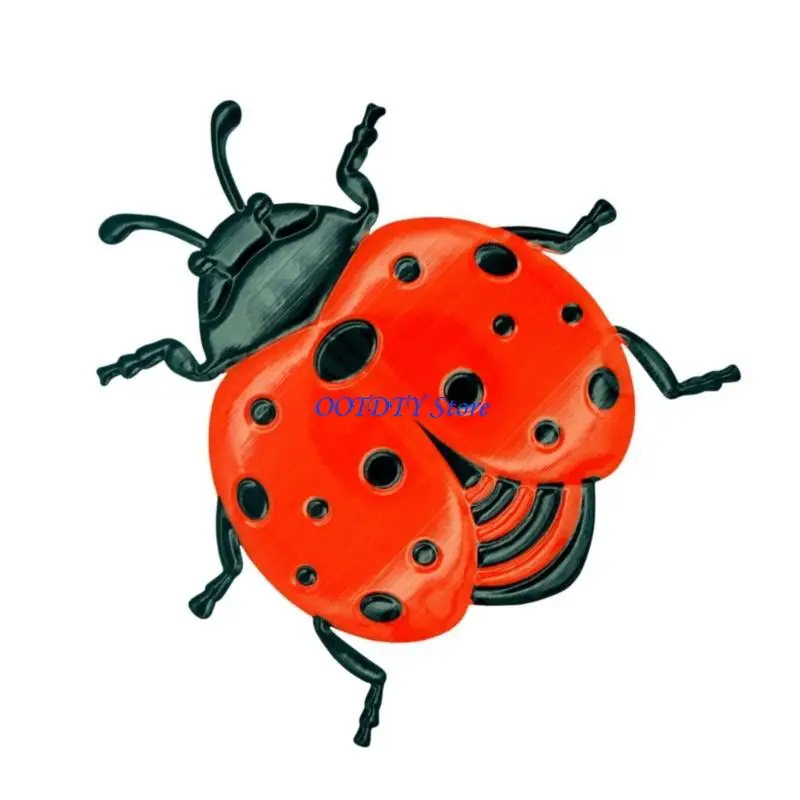 367A Colorful Garden Themed Metal Insect Artwork Decorative Wall Mounted Display