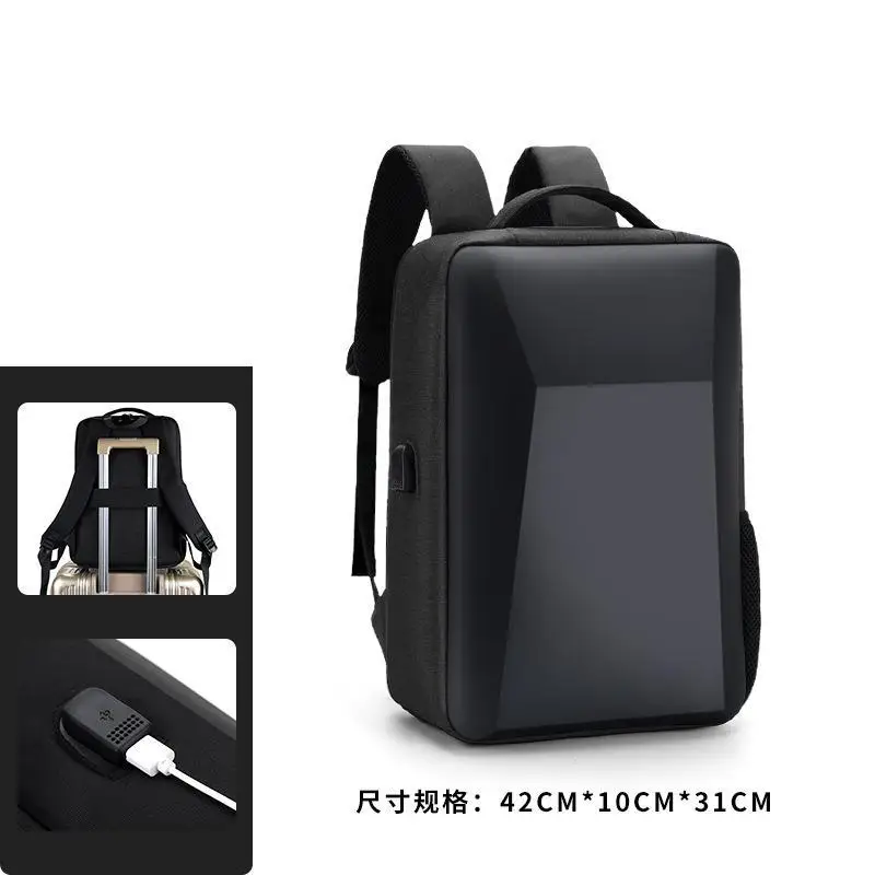 

Новый рюкзак из этиленвинилацетата с твердым корпусом, мужской модный крутой повседневный рюкзак большой вместимости, 15,6-дюймовый игровой компьютерный рюкзак, дорожная сумка с USB