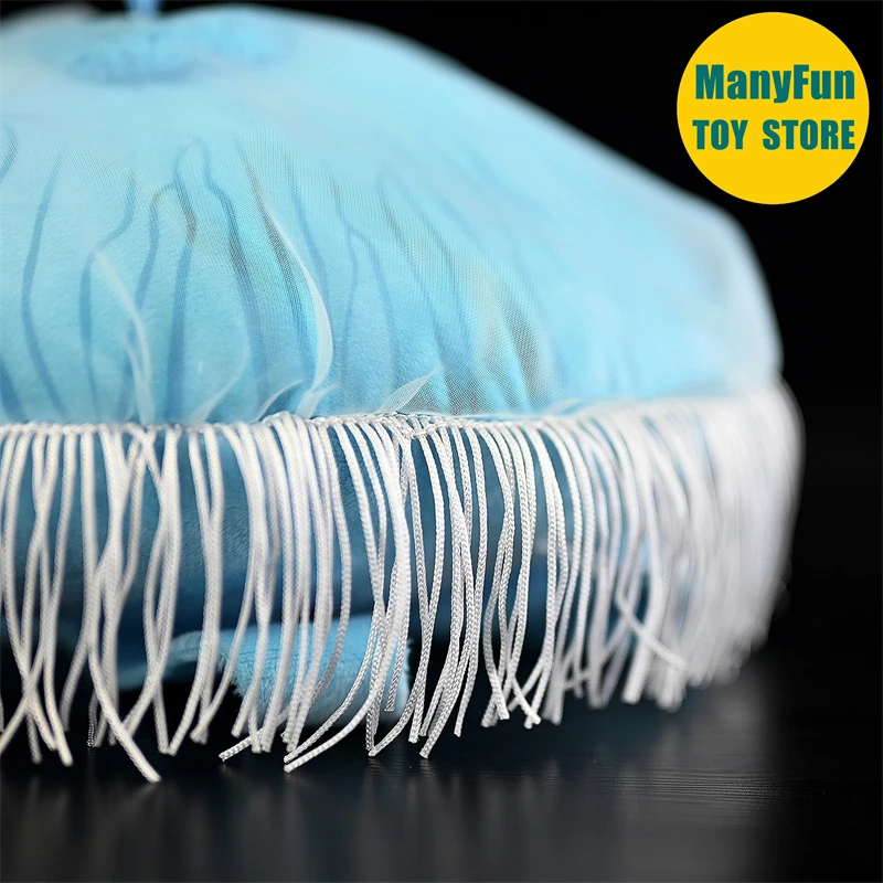 ตุ๊กตาแมงกะพรุนจำลองเหมือนจริง รุ่นออเรเลีย ออร์ริต้า ตุ๊กตาแมงกะพรุนนุ่มนิ่ม ตุ๊กตาสัตว์จำลองแมงกะพรุน