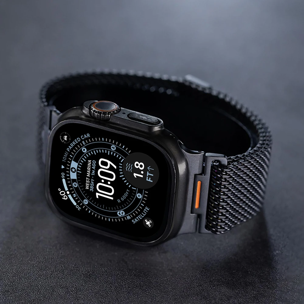 Exquisite Milanese Strap for Apple watch Ultra 3 2 Bands 49mm 44mm 45mm 46mm 42 41 40mm Bracelet iWatch Series 11 10 9 8 7 6 SE3