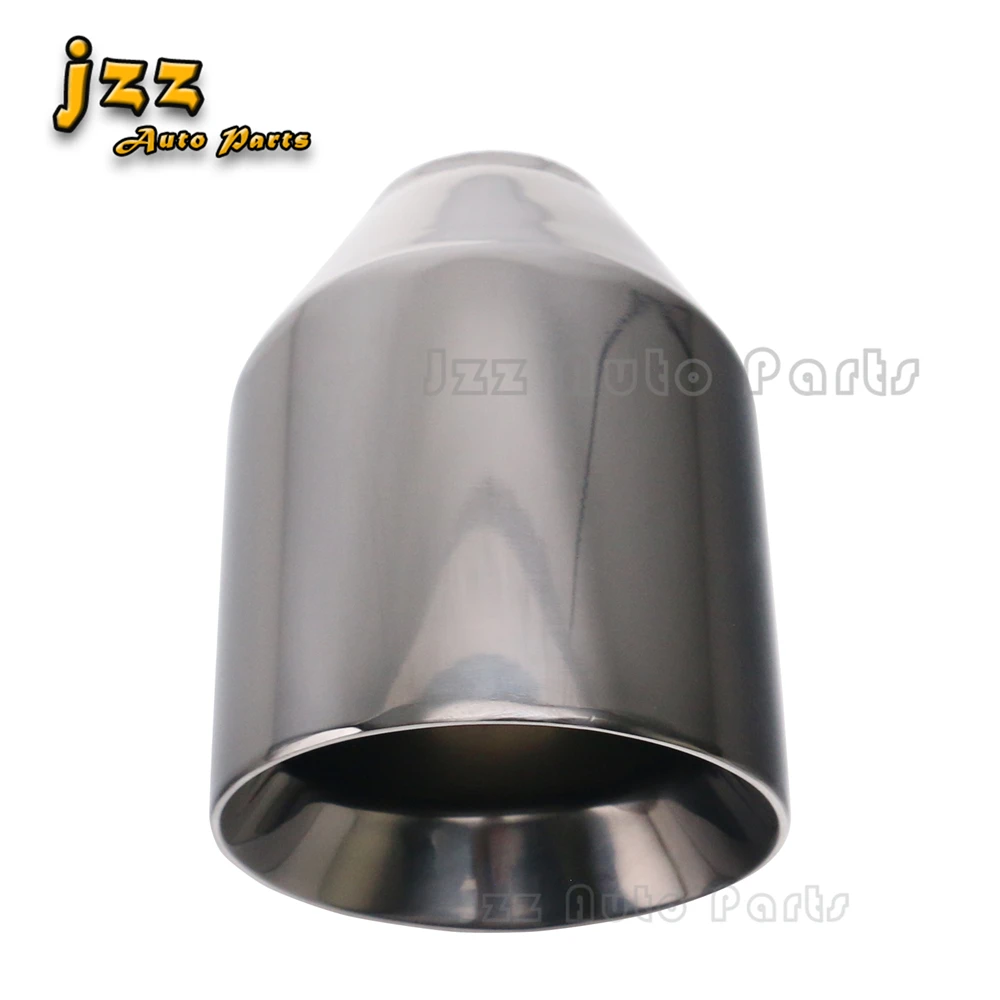 

Car Exhaust End Tip Interface 51mm inlet Slant 102mm Outlet Universal Stainless steel Auto Muffler Tail Pipe