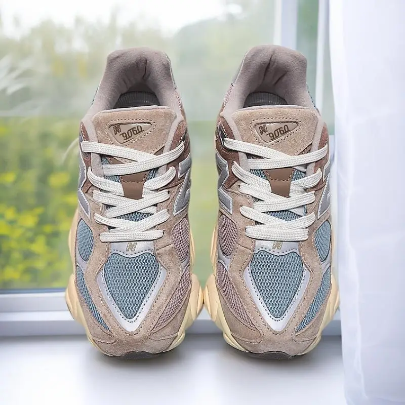 حذاء جري ريترو 9060 - زوجان للجنسين، مرقع عصري، دافئ للخريف/الشتاء