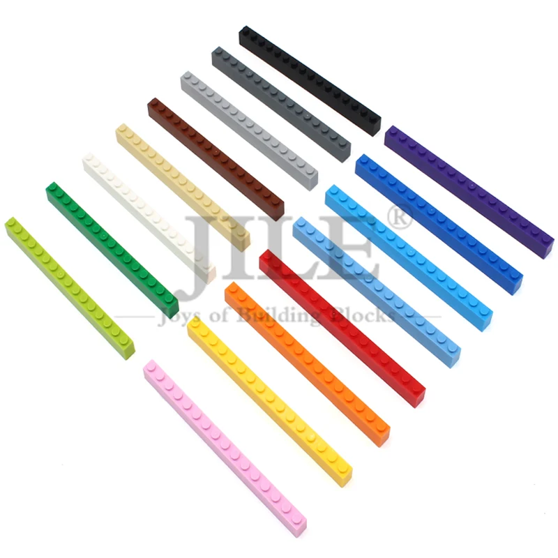 50 Uds. Moc 2465 ladrillos 1x16 puntos DIY figuras de bloques de construcción educativo tamaño creativo Compatible con marcas accesorios Juguetes