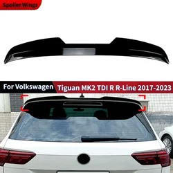 Tiguan MK2 TDI R R-Line 2017-2023 Tuning Car Rear Roof Spoiler Wings For Volkswagen Rear Trunk Splitter Diffuser Glossy Body Kit